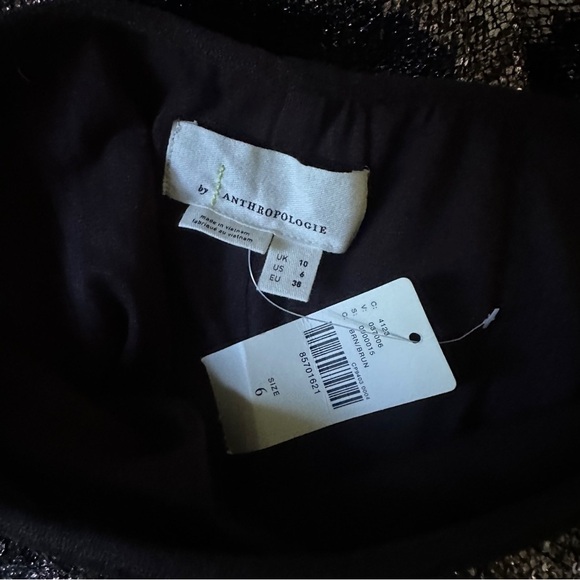 Anthropologie Sequin Snake Joni Pants Women’s Size 6 NWT Brown Gray Animal Print - Picture 16 of 16